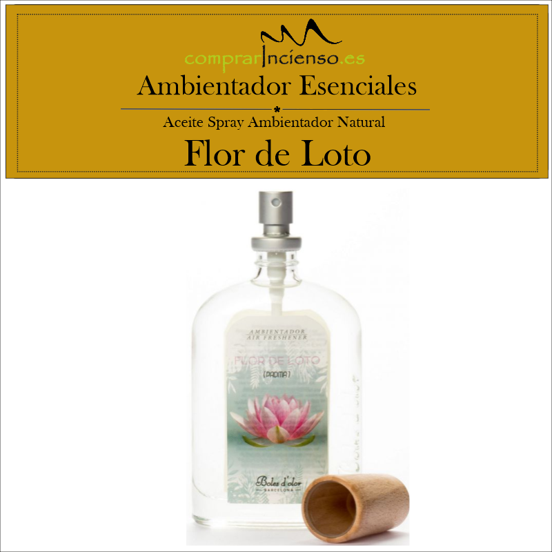 Ambientador Spray Boles de D´Olor Flor de Loto 100 ml