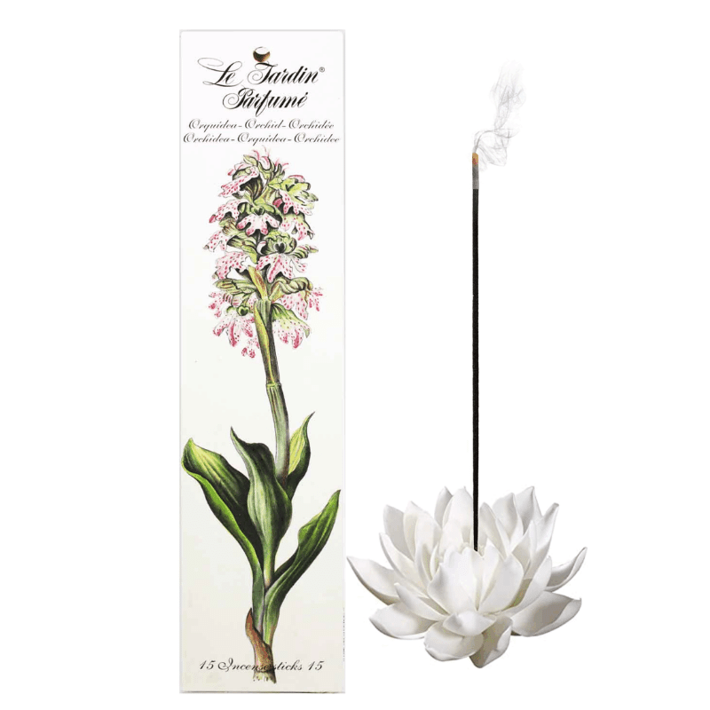 Incienso Natural Radhe Shyam Le Jardín Parfume Orquídea - Imagen 2