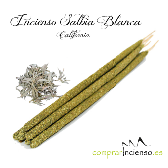 Inciensos De Autor Artesanal Salvia Blanca