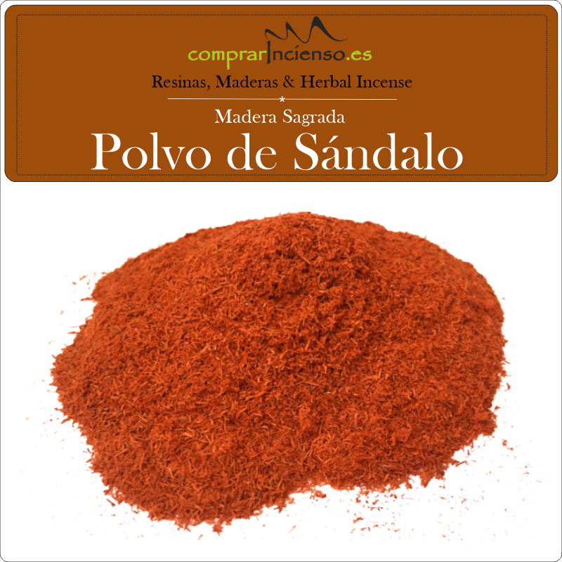 Incienso Madera Sagrada 100% Natural Polvo de Sándalo