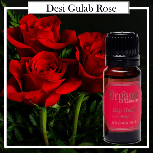 Aceite Esencial 100% Natural Organic Desi Gulab