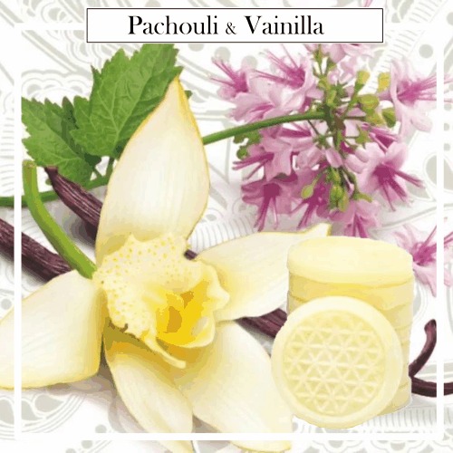 Cera Aromática 100% Natural Organic Patchouli & Vanilla