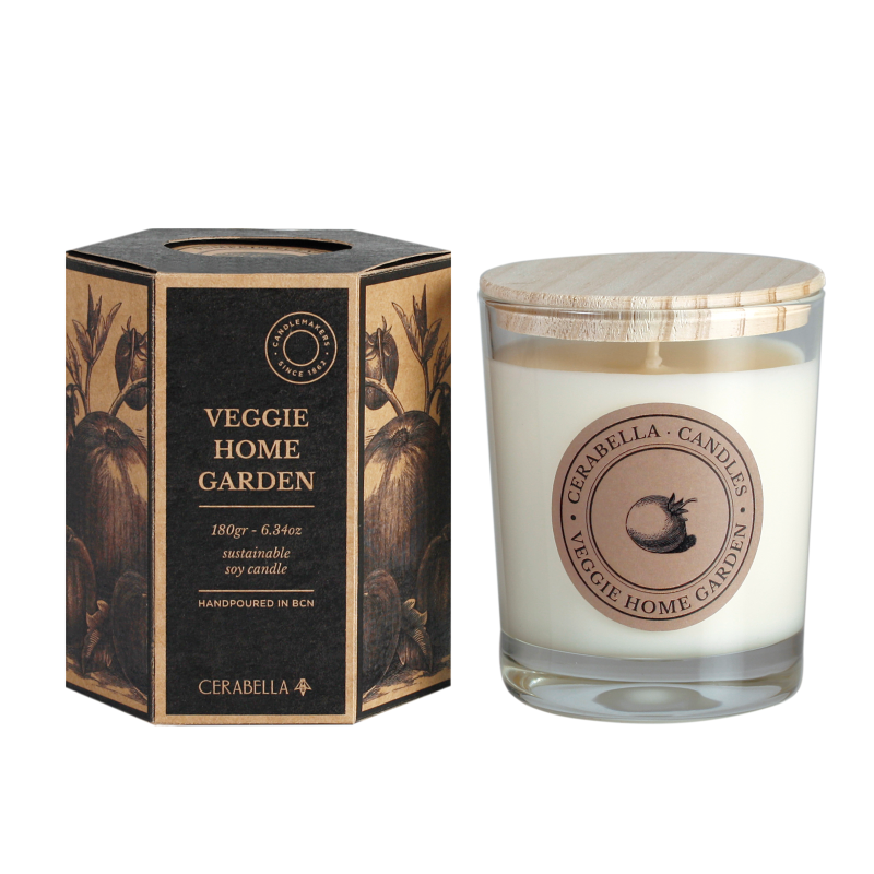 Velas Naturales Cerabella Veggie Home Garden Tomate - Imagen 2