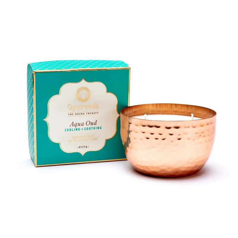 Vela Natural Ayurvedica Tridosha Agua de Oud 2 mechas - Imagen 2