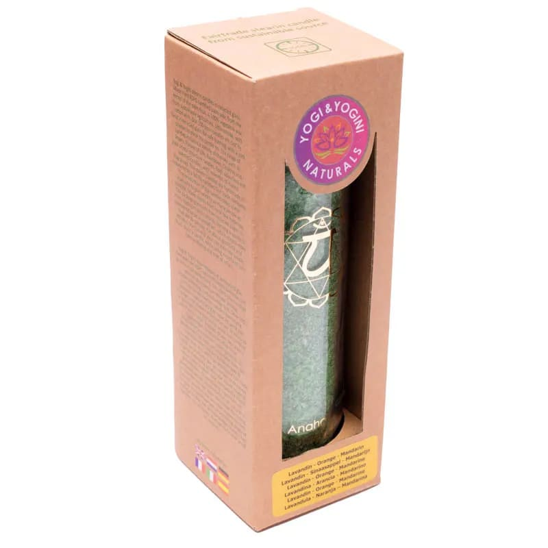 Vela Natural de Estearina Bio Ecológica 4ºChakra - Imagen 2