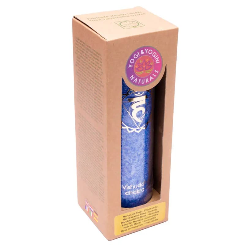 Vela Natural de Estearina Bio Ecológica 5ºChakra - Imagen 2