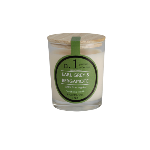 Vela Natura Pequeña Cerabella Perfum Collection Nº1 Earl Grey & Bergamota