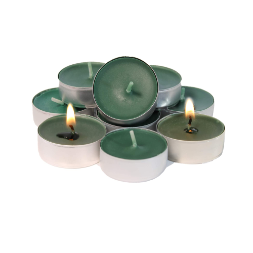 Vela Natural de Estearina 100% Natural Tea Light Ruda