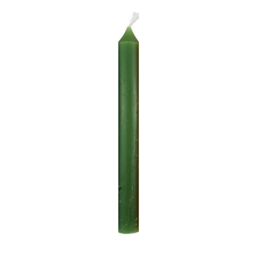 Vela Natural de Estearina 100% Natural Candelabro Verde