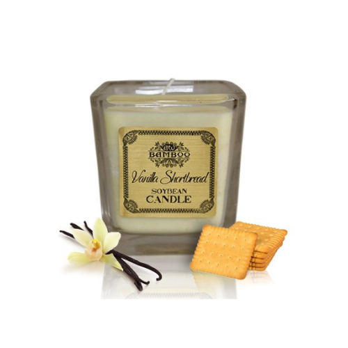 Vela Natural de Cera de Colza BAMBOO Vainilla & Galleta