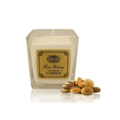 Vela Natural de Cera de Colza BAMBOO Recuerdo a Panadería