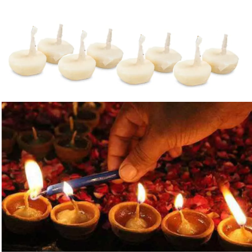 Velas Naturales Ofrenda Nepal Ghee Puras Pequeñas - Imagen 2
