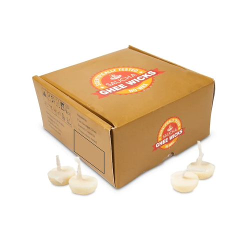 Velas Naturales Ofrenda Nepal Ghee Puras Medianas