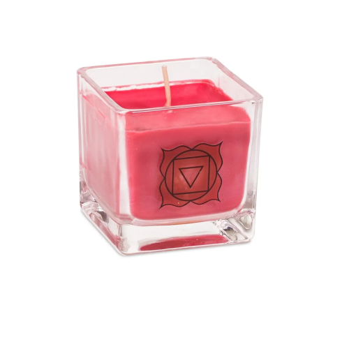 Vela Natural de Cera de Colza Bio Ecológica 1°Chakra