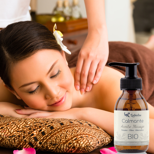Aceite de Masaje Natural 100 % BIO Ecológico Calmante - Imagen 3