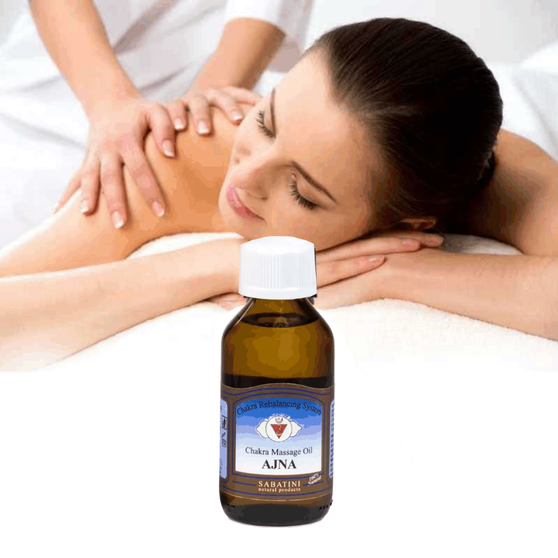 Aceite de masaje 100 % natural 6°chakra Ajna - Imagen 3
