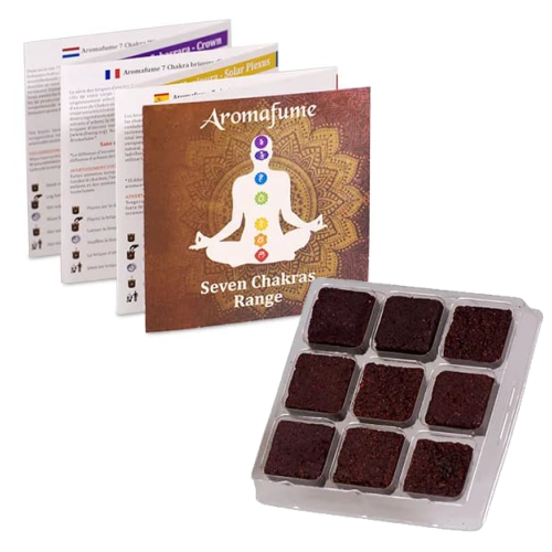 Incienso Solido Macerado 100% Natural 2º Chakra Swadhishtana. Incienso en forma de ladrillo que se enriquecen con varios ingredientes naturales.