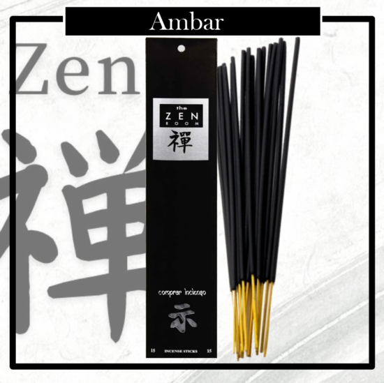 Incienso Natural Radhe Shyam The Zen Rom Ámbar